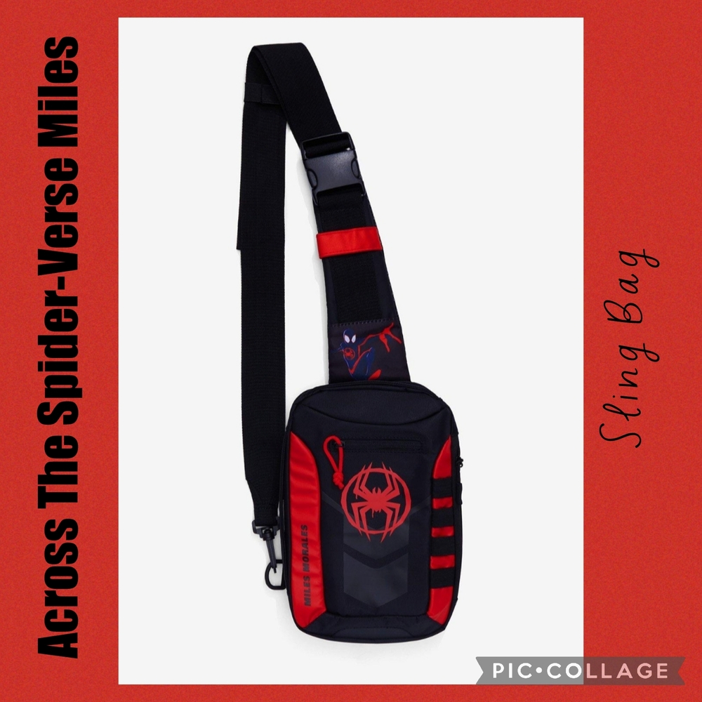 Marvel Spider-Man: Across The Spider-Verse Miles Sling Bag